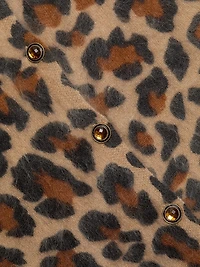 Jillian Leopard Cashmere Cardigan