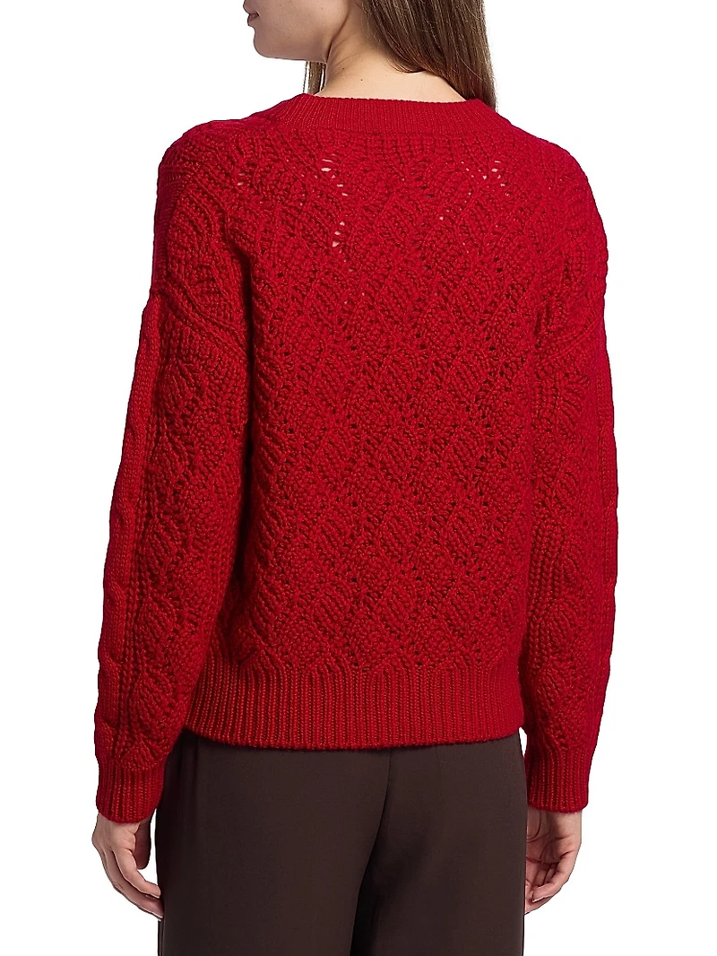 Raya Crewneck Cashmere Sweater