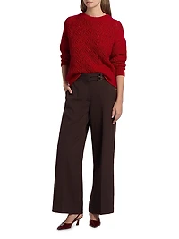 Raya Crewneck Cashmere Sweater