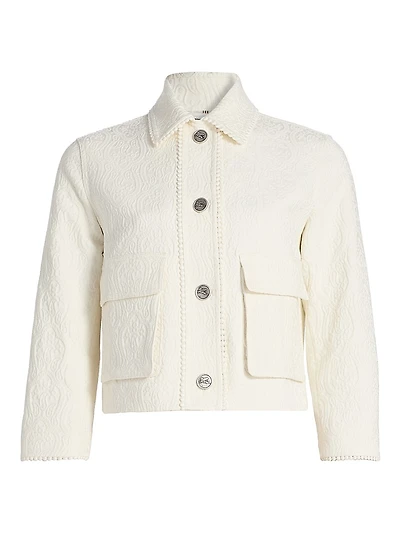 Fil Coupé Jacquard Shacket