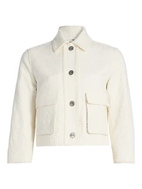 Fil Coupé Jacquard Shacket