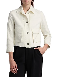 Fil Coupé Jacquard Shacket