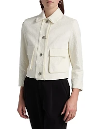 Fil Coupé Jacquard Shacket