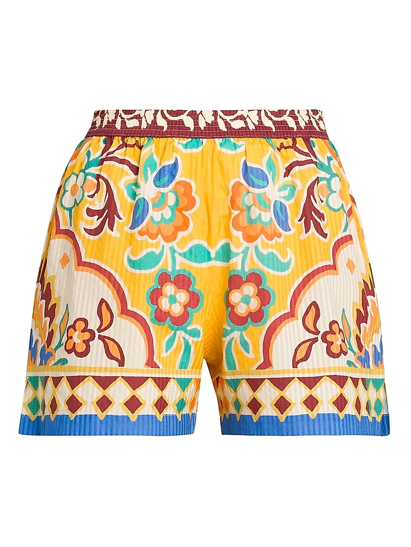 Tapestry Pull-On Shorts