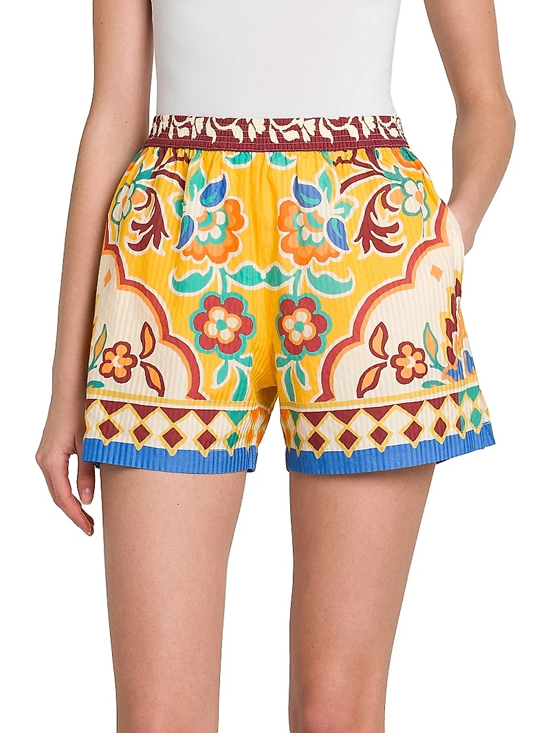 Tapestry Pull-On Shorts