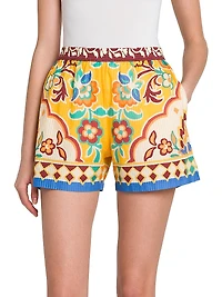 Tapestry Pull-On Shorts