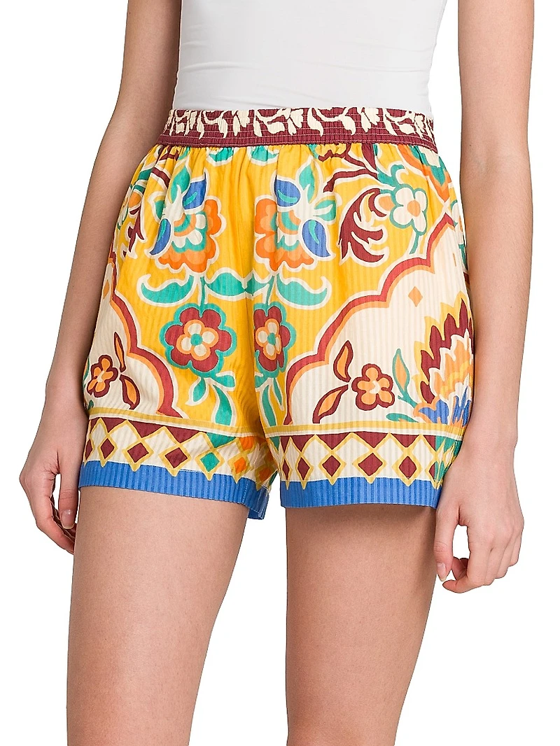 Tapestry Pull-On Shorts