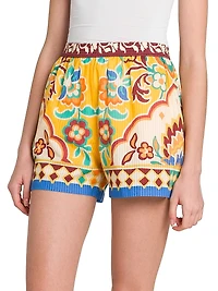Tapestry Pull-On Shorts