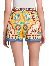 Tapestry Pull-On Shorts
