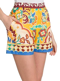 Tapestry Pull-On Shorts