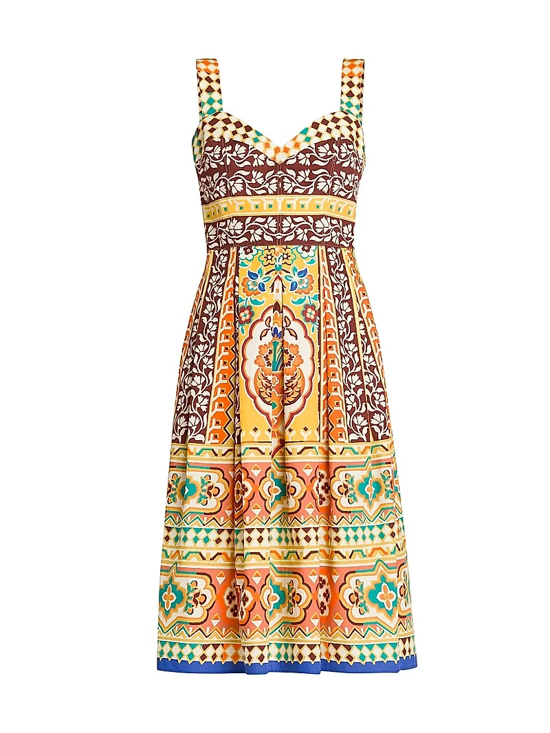 Tapestry Sweetheart Tank Dress