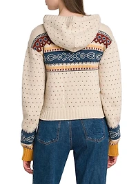 Fair Isle-Style Wool Hoodie