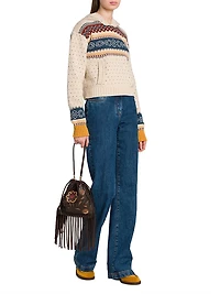 Fair Isle-Style Wool Hoodie