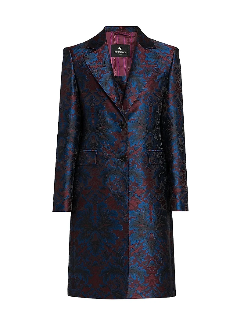 Jacquard Top Coat