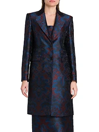 Jacquard Top Coat