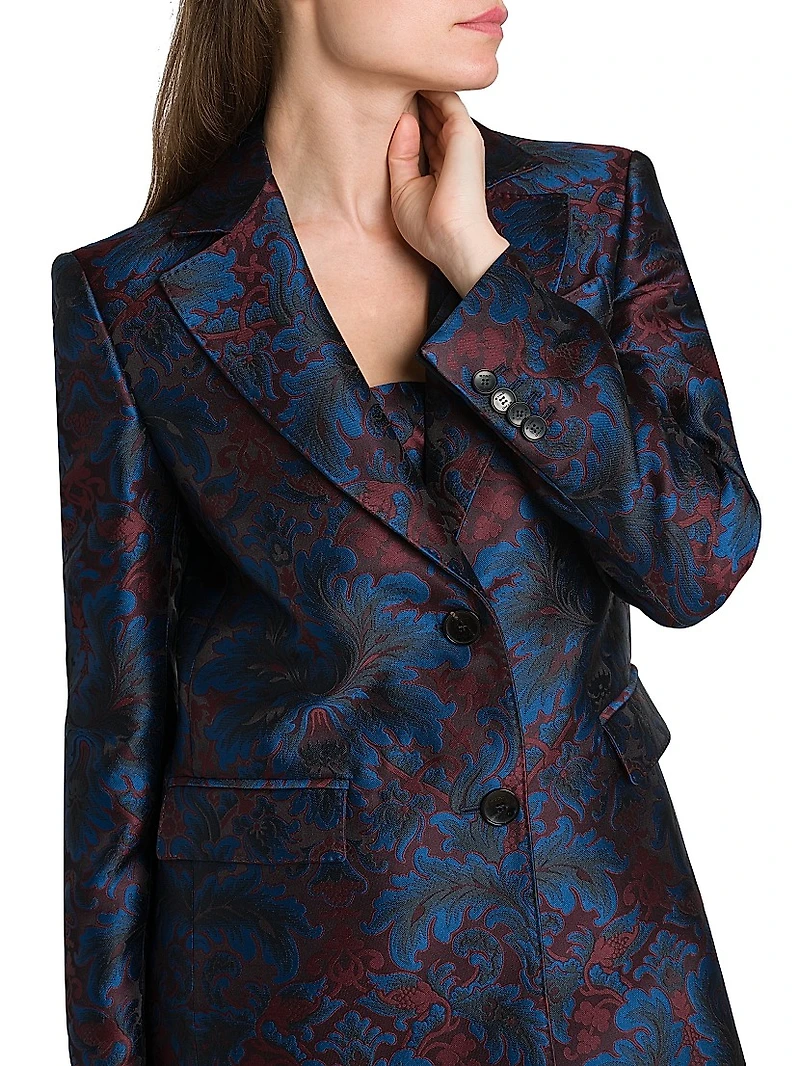 Jacquard Top Coat