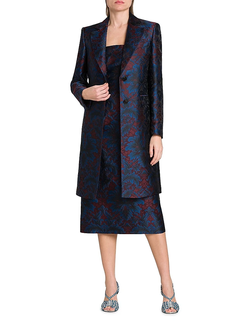 Jacquard Top Coat