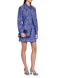 Bouquet Crop Denim Jacket