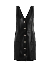 Sasha Faux Leather Minidress