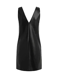 Sasha Faux Leather Minidress