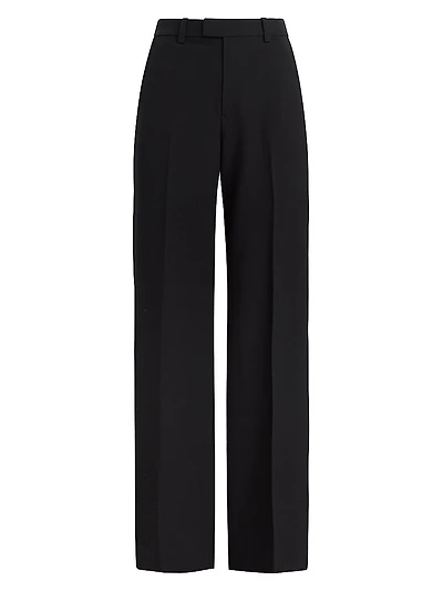 Odessa High-Rise Straight-Leg Pants