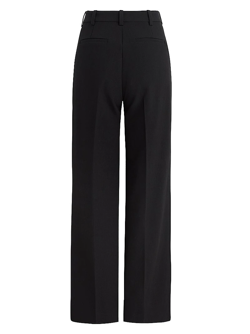 Odessa High-Rise Straight-Leg Pants
