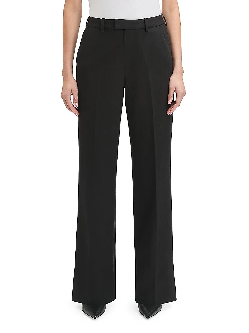 Odessa High-Rise Straight-Leg Pants