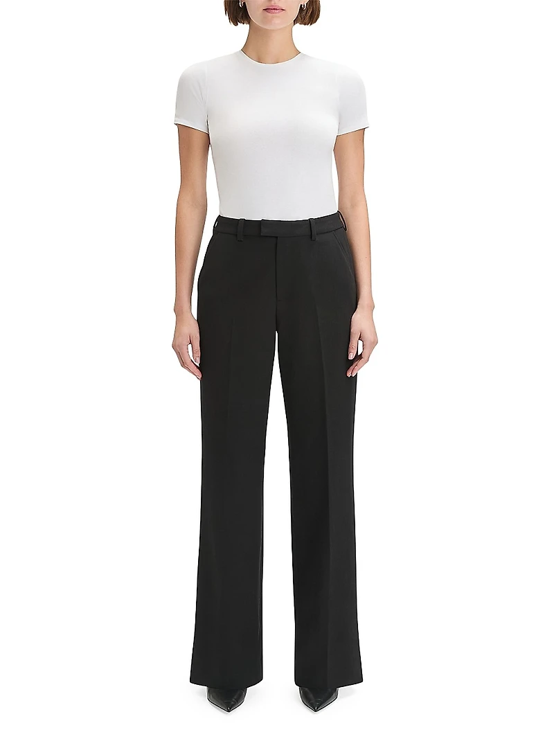 Odessa High-Rise Straight-Leg Pants
