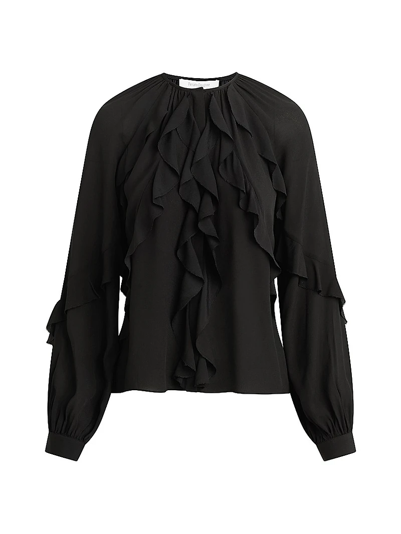 Because Of You Ruffled Blouse