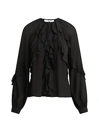 Because Of You Ruffled Blouse