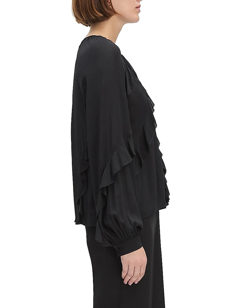 Because Of You Ruffled Blouse
