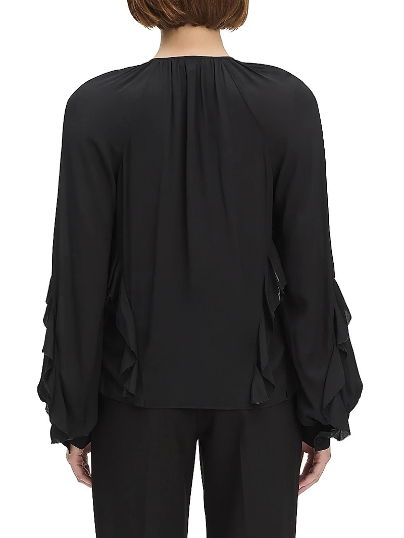 Because Of You Ruffled Blouse