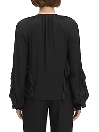Because Of You Ruffled Blouse