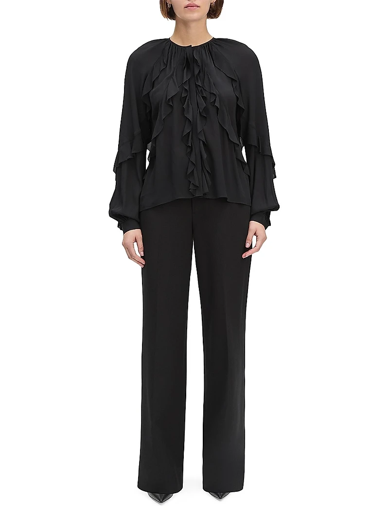 Because Of You Ruffled Blouse