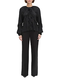 Because Of You Ruffled Blouse