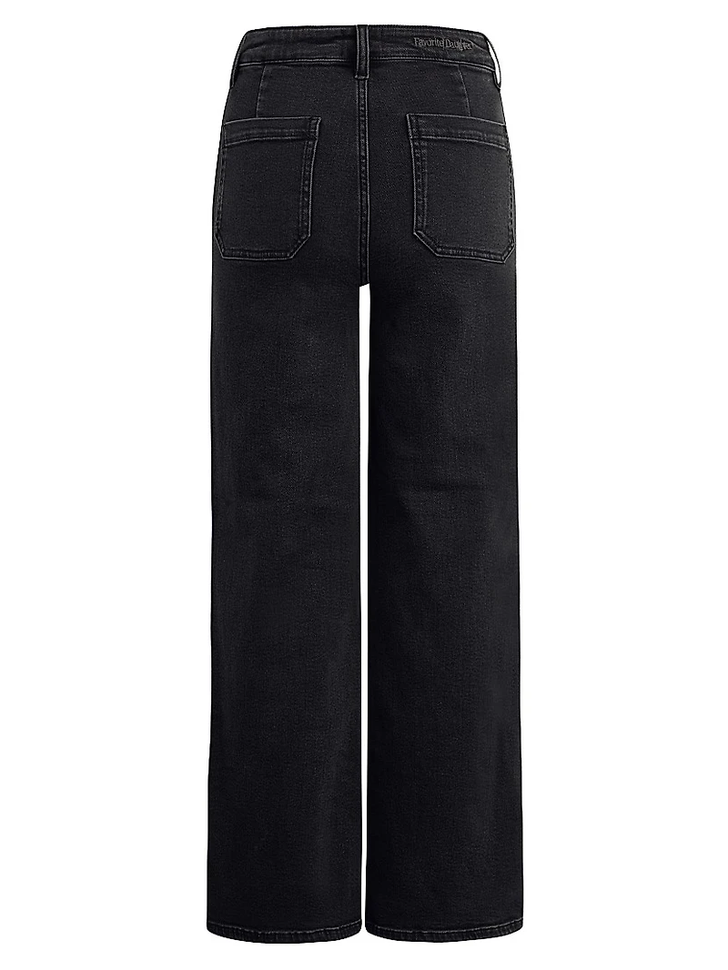 The Mischa Denim High-Rise Wide-Leg Jeans