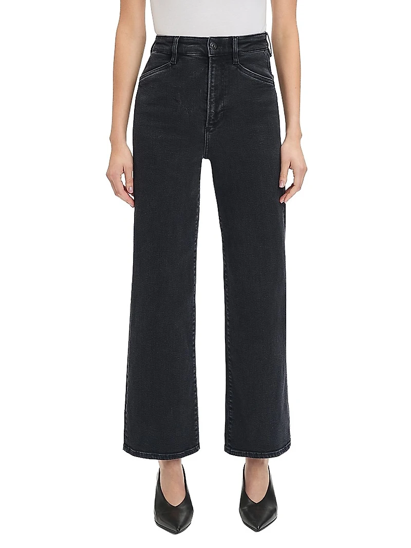 The Mischa Denim High-Rise Wide-Leg Jeans