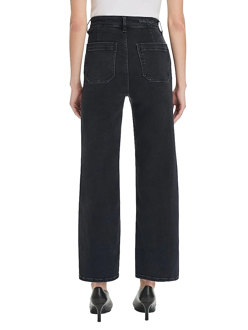 The Mischa Denim High-Rise Wide-Leg Jeans