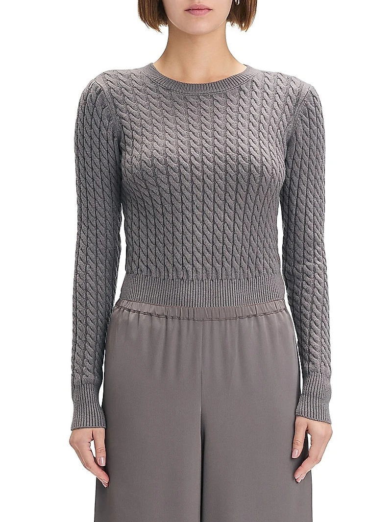 Feel Good Cable-Knit Sweater