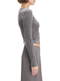 Feel Good Cable-Knit Sweater