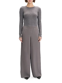 Feel Good Cable-Knit Sweater