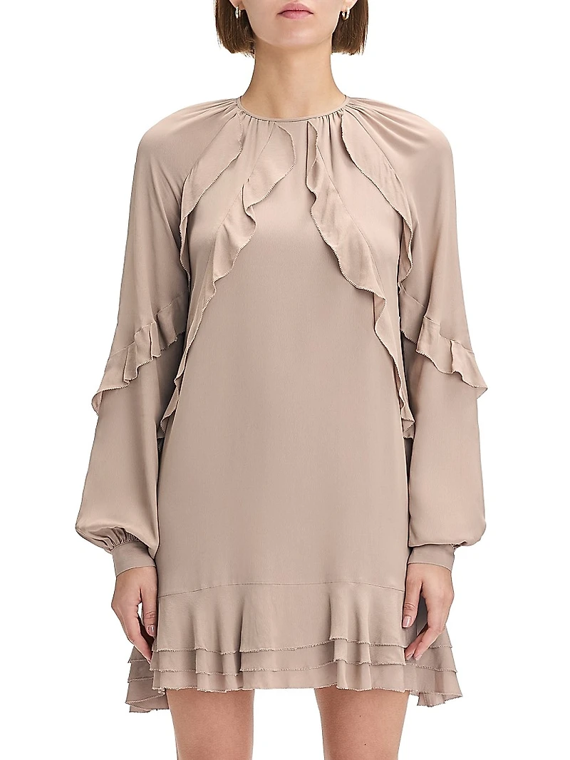 The Because of You Ruffled Minidress