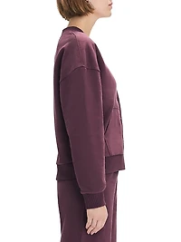 The Cutesy Cotton V-Neck Crop Cardigan