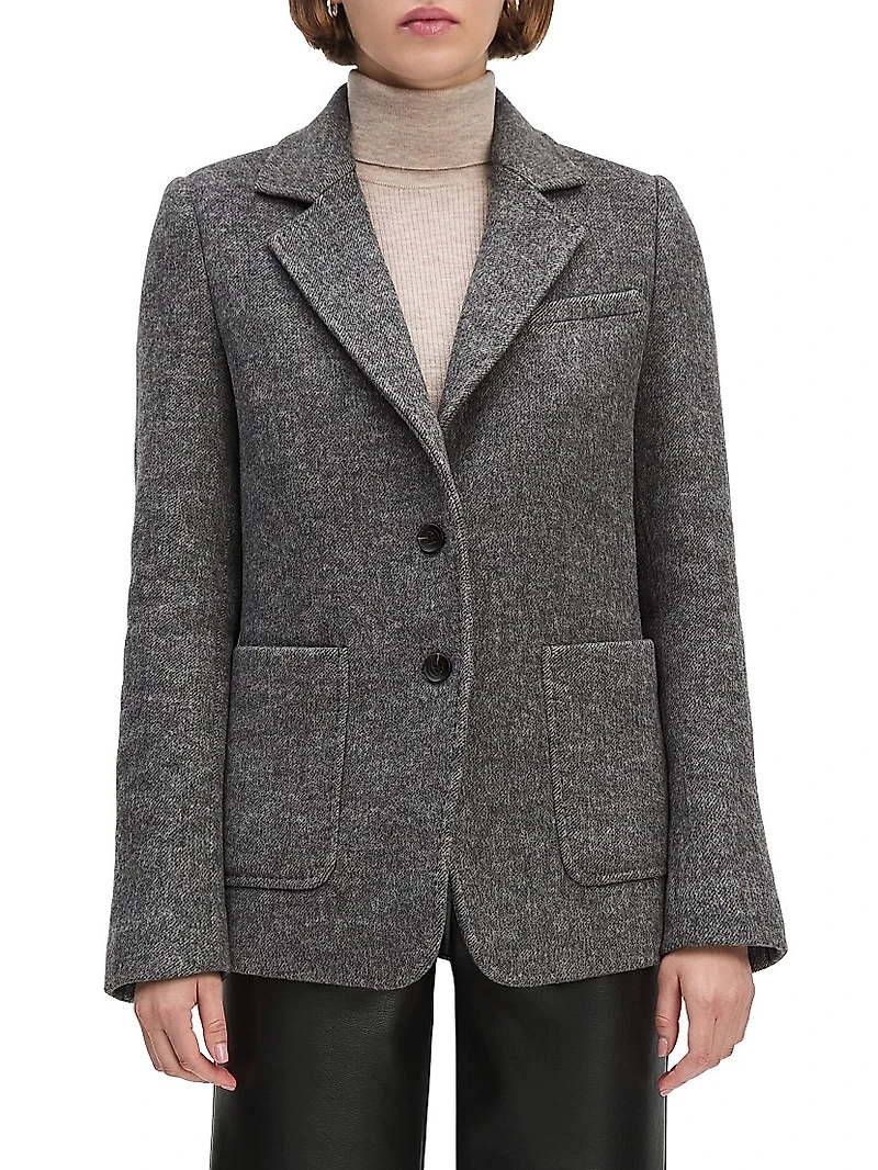 Cheshire Wool-Blend Blazer