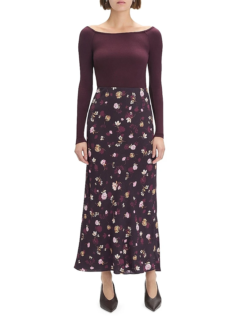 The Favorite Floral Maxi Skirt