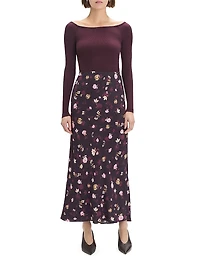 The Favorite Floral Maxi Skirt