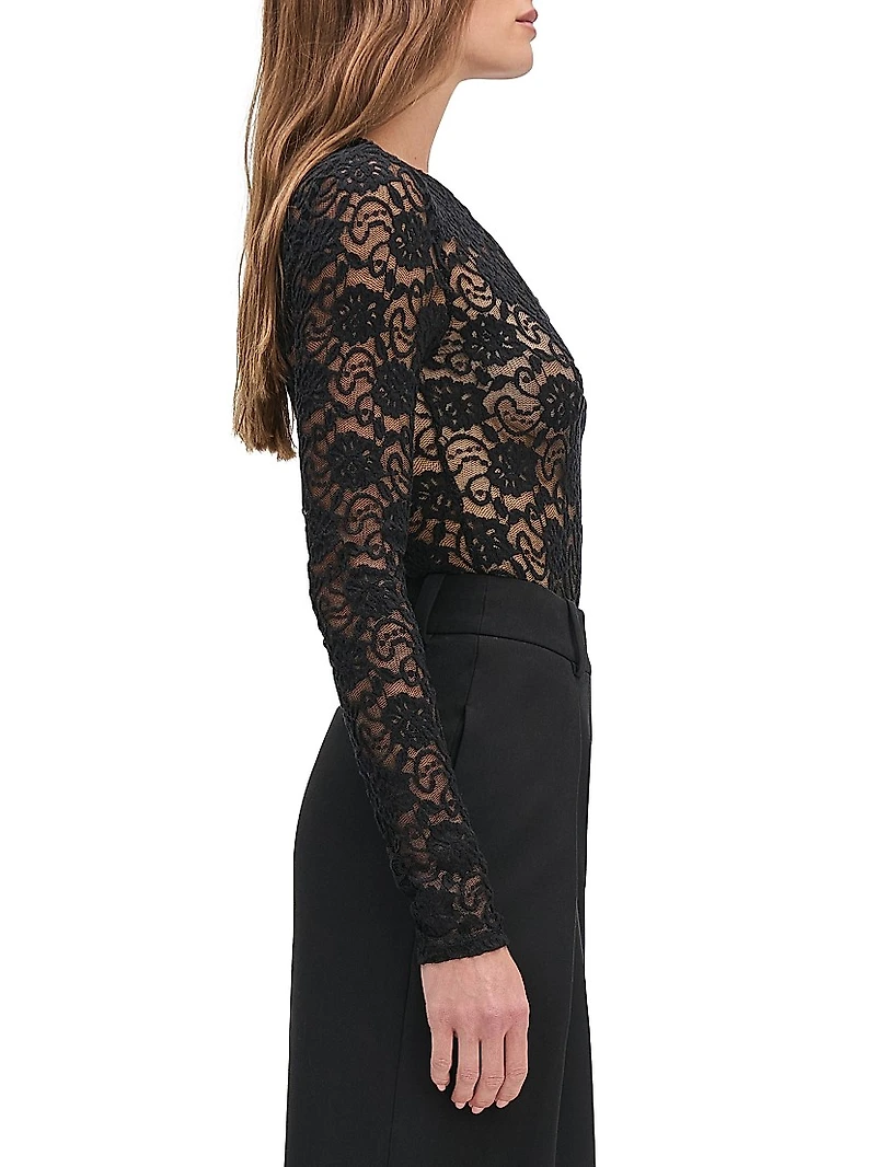 The Heart of a Woman Lace Bodysuit