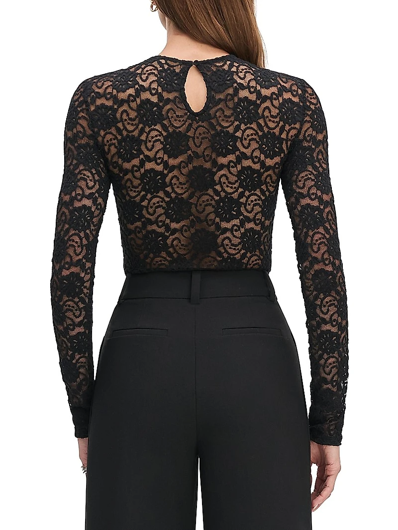 The Heart of a Woman Lace Bodysuit