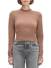 The Elena Cashmere Crewneck Sweater