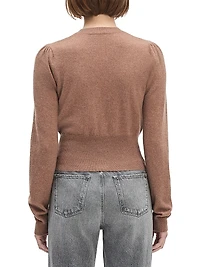 The Elena Cashmere Crewneck Sweater